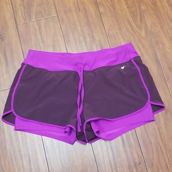 avia running shorts with bike liner